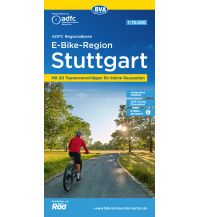 Radkarten Deutschland ADFC-Regionalkarte E-Bike-Region Stuttgart, 1:75.000, mit Tagestourenvorschlägen, reiß- und wetterfest, GPS-Tracks Download BVA BikeMedia
