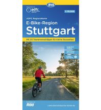 Radkarten Deutschland ADFC-Regionalkarte E-Bike-Region Stuttgart, 1:75.000, mit Tagestourenvorschlägen, reiß- und wetterfest, GPS-Tracks Download KOMPASS freytag & berndt