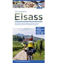 Radkarten Frankreich ADFC-Regionalkarte Elsass, 1:75.000 BVA BikeMedia