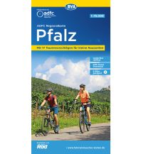 Cycling Maps Germany ADFC-Regionalkarte Pfalz 1:75.000 BVA BikeMedia