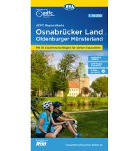 Radkarten Deutschland ADFC-Regionalkarte Osnabrücker Land, Oldenburger Münsterland 1:75.000 BVA BikeMedia