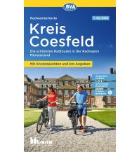 Radkarten Deutschland BVA Radwanderkarte Kreis Coesfeld 1:50.000, mit Knotenpunkten und km-Angaben, reiß- und wetterfest, GPS-Tracks Download, E-Bike geeignet KOMPASS freytag & berndt