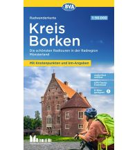 Radkarten Deutschland Radwanderkarte BVA Kreis Borken mit Knotenpunkten und km-Angaben, 1:50.000, reiß- und wetterfest, GPS-Tracks Download, E-Bike-geeignet KOMPASS freytag & berndt