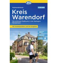 Radkarten Deutschland Radwanderkarte BVA Radregion Münsterland Kreis Warendorf mit 100 Schlösser Route 1:50.000, reiß- und wetterfest, GPS-Tracks Download KOMPASS freytag & berndt