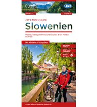 Radkarten Slowenien ADFC-Radtourenkarte SLO, Slowenien 1:150.000 BVA BikeMedia