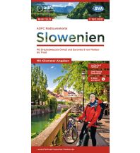 Radkarten Slowenien ADFC-Radtourenkarte SLO, Slowenien 1:150.000 KOMPASS freytag & berndt
