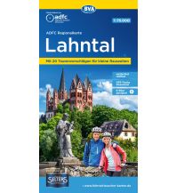 Radkarten Deutschland ADFC-Regionalkarte Lahntal 1:75.000, reiß- und wetterfest, GPS-Tracks KOMPASS freytag & berndt