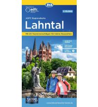 Radkarten Deutschland ADFC-Regionalkarte Lahntal 1:75.000, reiß- und wetterfest, GPS-Tracks KOMPASS freytag & berndt