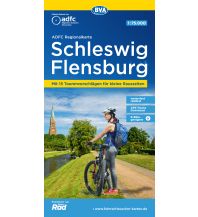 Radkarten Deutschland ADFC-Regionalkarte Schleswig, Flensburg 1:75.000 BVA BikeMedia