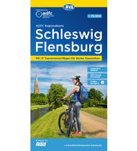 Radkarten Deutschland ADFC-Regionalkarte Schleswig, Flensburg 1:75.000 KOMPASS freytag & berndt