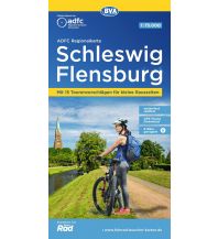 Radkarten Deutschland ADFC-Regionalkarte Schleswig, Flensburg 1:75.000 KOMPASS freytag & berndt