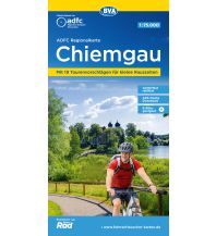 Radkarten Deutschland ADFC-Regionalkarte Chiemgau 1:75.000 BVA BikeMedia