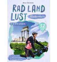 Radführer Deutschland Niederrhein RadLandLust, 32 Lieblingstouren, E-Bike-geeignet mit Knotenpunkte und Wohnmobilstellplätze KOMPASS freytag & berndt