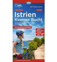 Cycling Maps Slovenia ADFC-Radtourenkarte KRO-IS, Istrien, Kvarner Bucht 1:100.000 BVA BikeMedia