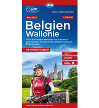 Radkarten Frankreich ADFC-Radtourenkarte BEL 2 Belgien Wallonie 1:150.000 KOMPASS freytag & berndt