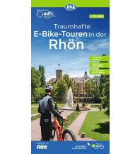 Cycling Maps Germany ADFC-Regionalkarte Traumhafte E-Bike-Touren in der Rhön 1:75.000 BVA BikeMedia