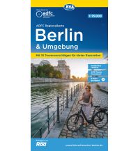 Radkarten Deutschland ADFC-Regionalkarte Berlin und Umgebung 1:75.000 BVA BikeMedia