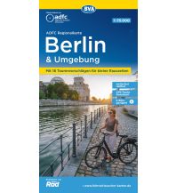 Radkarten Deutschland ADFC-Regionalkarte Berlin und Umgebung 1:75.000 KOMPASS freytag & berndt
