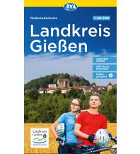 Radkarten Deutschland BVA Radwanderkarte Landkreis Gießen 1:50.000 BVA BikeMedia