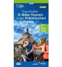 Radkarten Deutschland ADFC-Regionalkarte Traumhafte E-Bike-Touren in der Fränkischen Schweiz 1:75.000 BVA BikeMedia