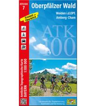 Wanderkarten Bayern ATK100-7 Oberpfälzer Wald (Amtliche Topographische Karte 1:100000) LDBV