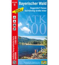 Wanderkarten Bayern ATK100-11 Bayerischer Wald (Amtliche Topographische Karte 1:100000) LDBV