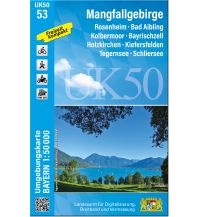 Hiking Maps Bavaria UK50-53 Mangfallgebirge LDBV