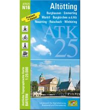 Wanderkarten Bayern Bayerische ATK25-N16, Altötting 1:25.000 LDBV