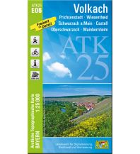 Wanderkarten Bayern Bayerische ATK25-E06, Volkach 1:25.000 LDBV