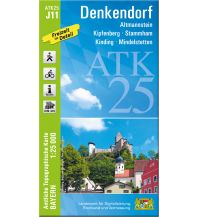 Hiking Maps Bavaria ATK25-J11 Denkendorf (Amtliche Topographische Karte 1:25000) LDBV
