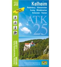 Hiking Maps Bavaria Bayerische ATK25-J12, Kelheim 1:25000 LDBV