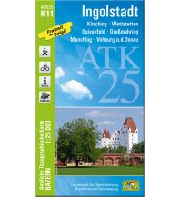 Wanderkarten Bayern Bayerische ATK25-K11, Ingolstadt 1:25.000 LDBV