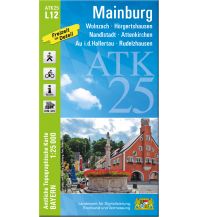 Hiking Maps Bavaria ATK25-L12 Mainburg (Amtliche Topographische Karte 1:25000) LDBV