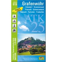 Hiking Maps Bavaria ATK25-E13 Grafenwöhr (Amtliche Topographische Karte 1:25000) LDBV