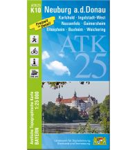 Wanderkarten Bayern ATK25-K10 Neuburg a.d.Donau (Amtliche Topographische Karte 1:25000) LDBV