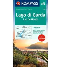 Road Maps Italy Kompass Autokarte mit Panorama 360 Italien - Gardasee 1:125.000 Kompass-Karten GmbH