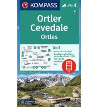 Wanderkarten Schweiz & FL Kompass-Karte 72, Ortler/Ortles, Cevedale 1:50.000 KOMPASS freytag & berndt