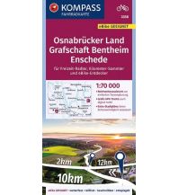 Cycling Maps KOMPASS FahrradkarteOsnabrücker Land, Grafschaft Bentheim, Enschede Kompass-Karten GmbH