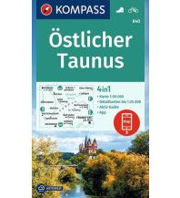 Wanderkarten Deutschland KOMPASS Wanderkarte Östlicher Taunus KOMPASS freytag & berndt