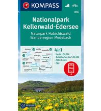 Wanderkarten Deutschland KOMPASS Wanderkarte Nationalpark Kellerwald-Edersee, Naturpark Habichtswald, Wanderregion Medebach Kompass-Karten GmbH