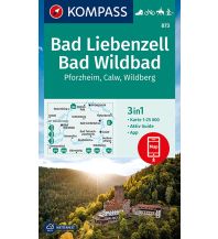 Wanderkarten Deutschland KOMPASS Wanderkarte Bad Liebenzell, Bad Wildbad Kompass-Karten GmbH