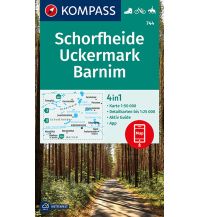 Wanderkarten Deutschland KOMPASS Wanderkarte Schorfheide, Uckermark, Barnim KOMPASS freytag & berndt
