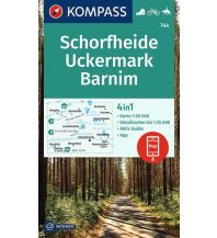 Wanderkarten Deutschland KOMPASS Wanderkarte Schorfheide, Uckermark, Barnim KOMPASS freytag & berndt