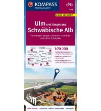 Cycling Maps KOMPASS Fahrradkarte 3346 Ulm und Umgebung, Schwäbische Alb 1:70.000 Kompass-Karten GmbH
