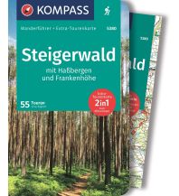 Hiking Guides KOMPASS Wanderführer 5380 Steigerwald mit Haßbergen und Frankenhöhe, 55 Touren Kompass-Karten GmbH