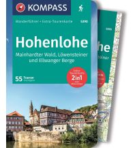 Hiking Guides KOMPASS Wanderführer 5390 Hohenlohe, Mainhardter Wald, Löwensteiner und Ellwanger Berge, 55 Touren Kompass-Karten GmbH