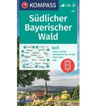 Hiking Maps Upper Austria Kompass-Karte 197, Südlicher Bayerischer Wald 1:50.000 Kompass-Karten GmbH