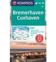 KOMPASS Wanderkarte 400 Bremerhaven-Cuxhaven 1:50.000 KOMPASS freytag & berndt
