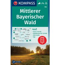 Hiking Maps Bavaria Kompass-Karte 196, Mittlerer Bayerischer Wald 1:50.000 Kompass-Karten GmbH