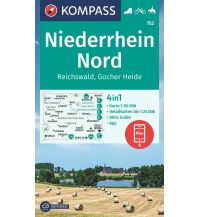 KOMPASS Wanderkarte 752 Niederrhein Nord, Reichswald 1:50.000 Kompass-Karten GmbH